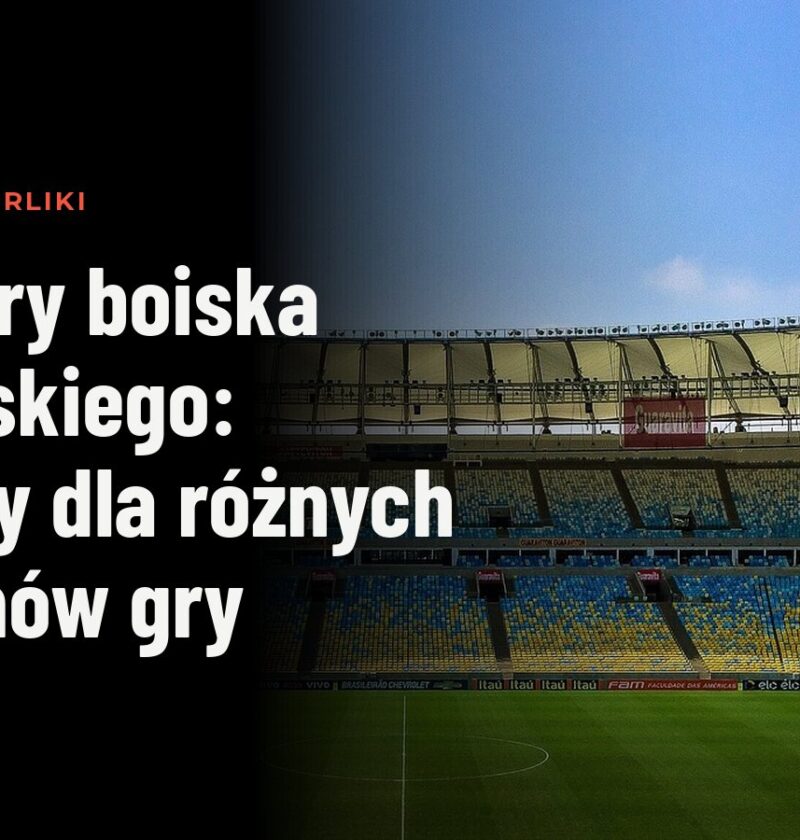 Wymiary boiska piłkarskiego: zakresy dla różnych poziomów gry